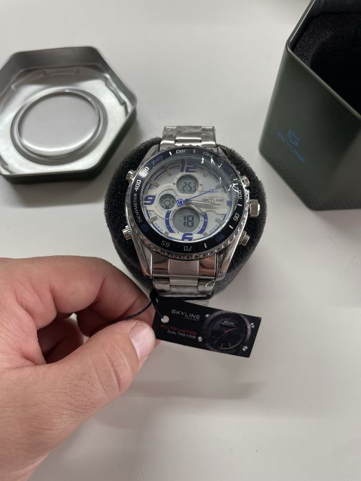 Relógio Skyline USA Dual-Time 30M