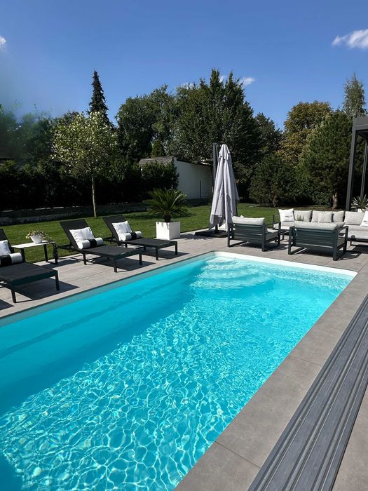 Basen z laminatu 6,2x3,25x1,55m poliestrowy zestaw PODSTAWOWY, Lampy