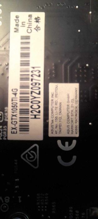 ВІДЕОКАРТА Asus PCI-Ex GeForce GTX1050Ti  4GB GDDR5 (128bit) Disp.Port