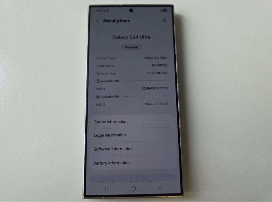 Samsung s24 ultra 12/256gb заблокований