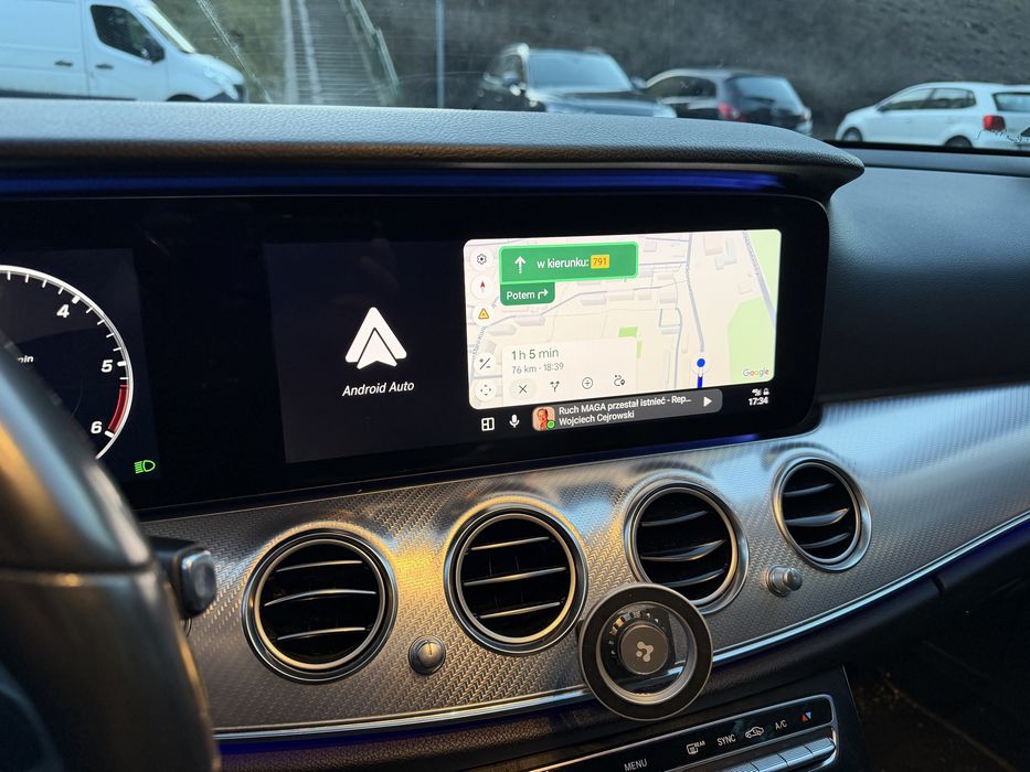 Aktywacja CarPlay Android Auto AMG MENU Mercedes Zdalnie