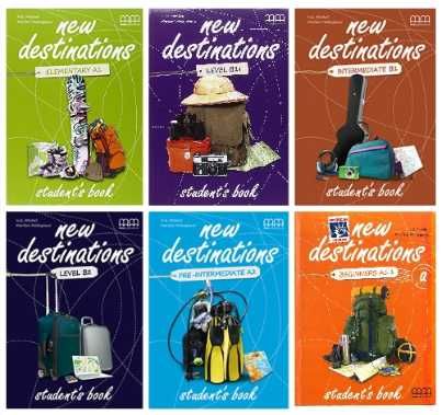 Підручники New Destinations А1.1. А1, А2, В1, В1+, В2
