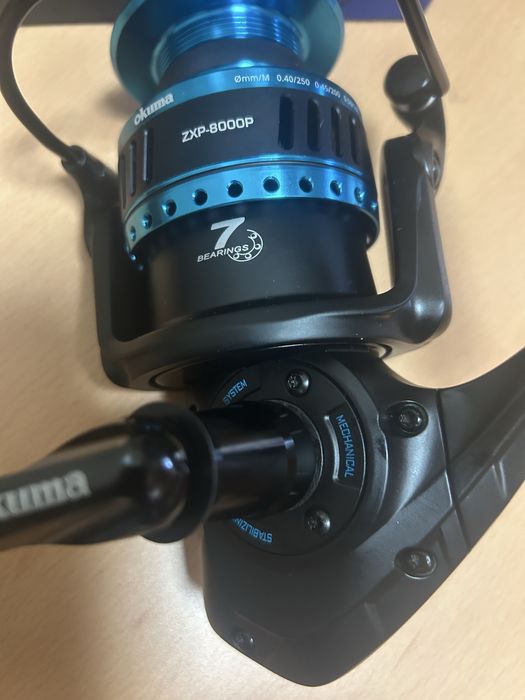 Carreto Okuma Azores XP ZXP 8000P Novo