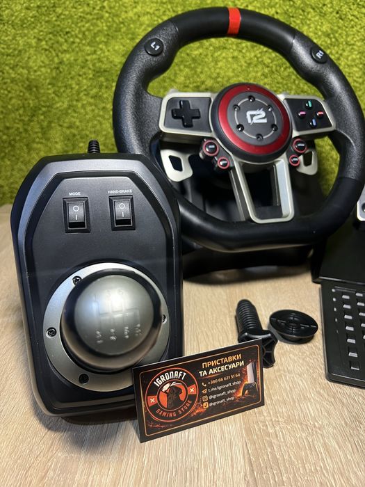 Игровой руль Ready2Gaming Multi System Racing Wheel Pro + Педали КПП  (PC / PS4 / Xbox / Switch) Гарантия !