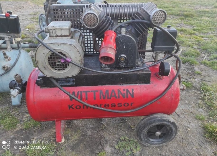 Sprzedam kompresor 2-3-4kw butla 40l -100l