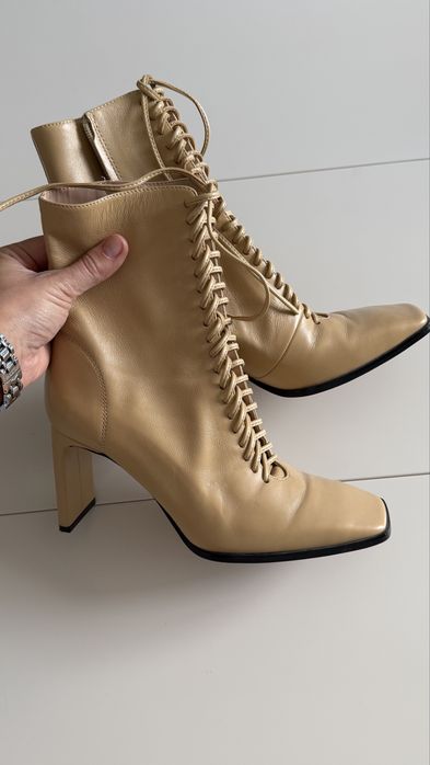 Ботинки бежеві Zara 37