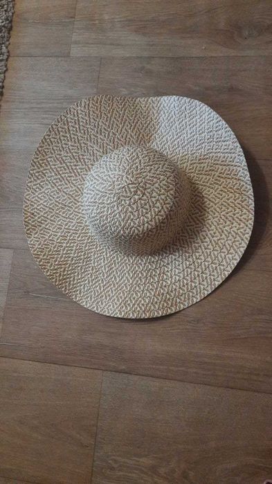 Солом'яний капелюх. Соломенная шляпа. обхват голови 58-60