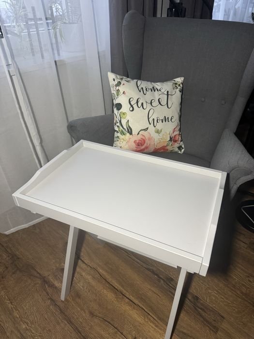 Stolik kawowy z tacą IKEA Maryd szary LUBLIN stan BDB prawie jak NOWY