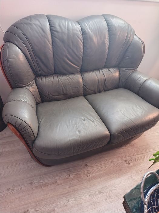 Kpl.z naturalnej skóry 3+2+1