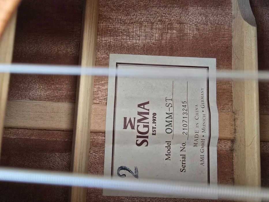 Акустична гітара Sigma OMM-ST