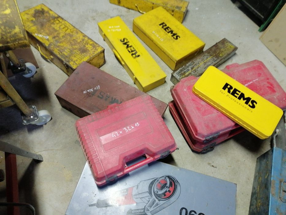 Pozostałości po elektronarzędziach Rems  ridgid rothenberger roller