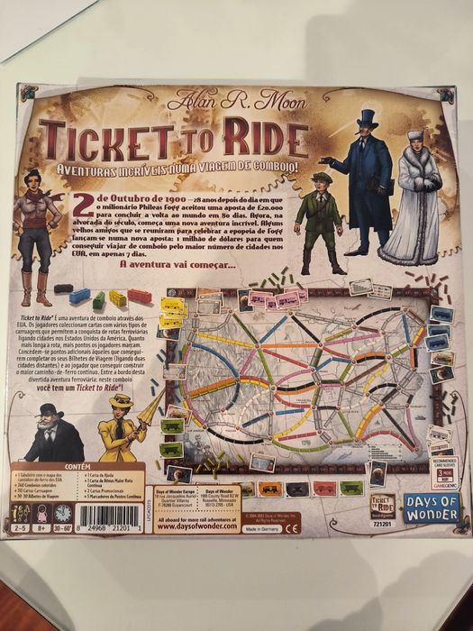 Ticket to Ride USA (jogo tabuleiro selado)