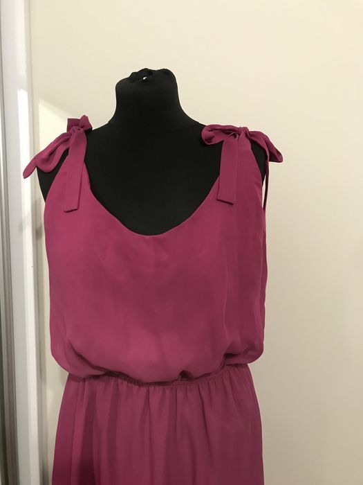 C&A. Sukienka długa róż fuksja. R.40/42