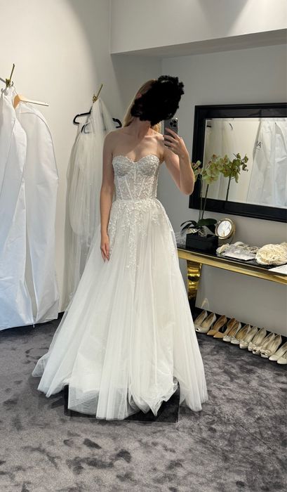 Suknia ślubna Gabbiano OZZIE xs/s + welon salon Madonna