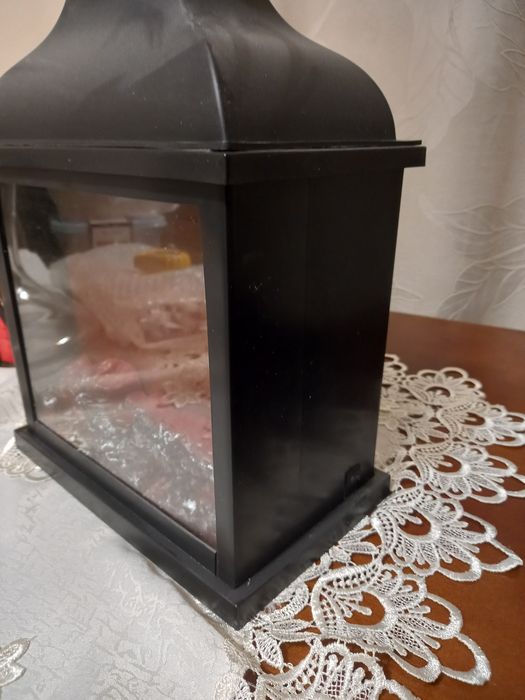 Lampion kominek elektryczny na baterie