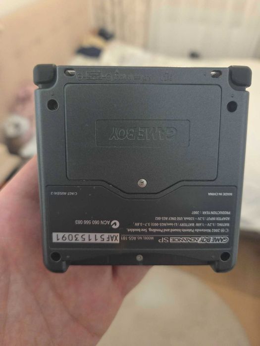 Gameboy Advance SP AGS 101 Graphite Komplet