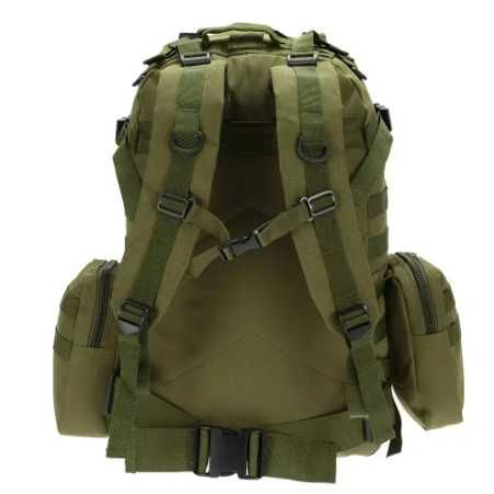 Тактичний рюкзак 55 л Армійський з підсумками MOLLE Оксфорд 600D