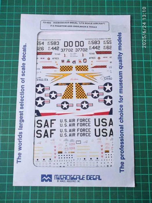 Kits Modelismo 1/72 - Decalques Aviação Militar