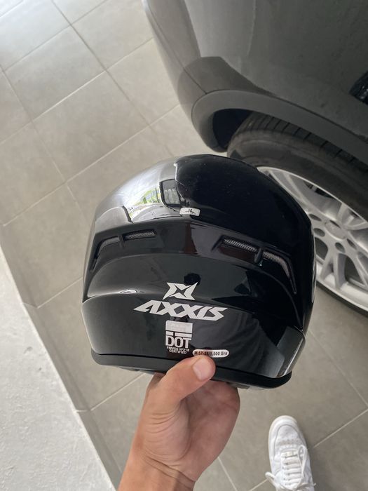 Capacete axxis draken M (viseira homologada)