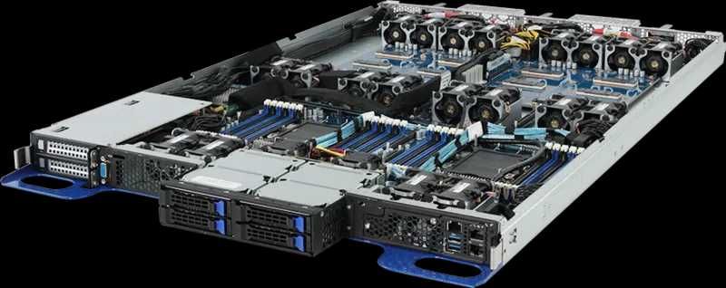 GIGABYTE Server T181-G20 4x 2.5" + 4 x NVLink Tesla V100 16GB SXM2 GPU