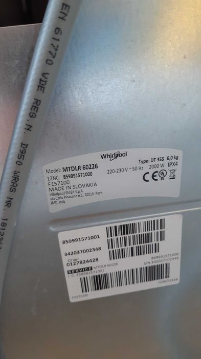 Pralka Whirlpool