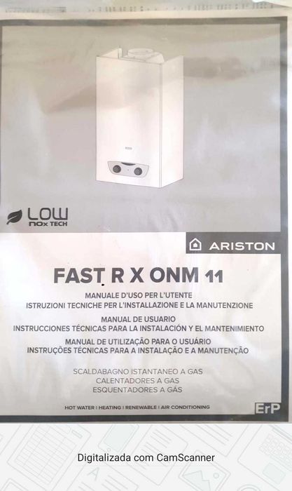 Esquentador de água ARISTON Fast R X ONM 11 - IMPERDÍVEL