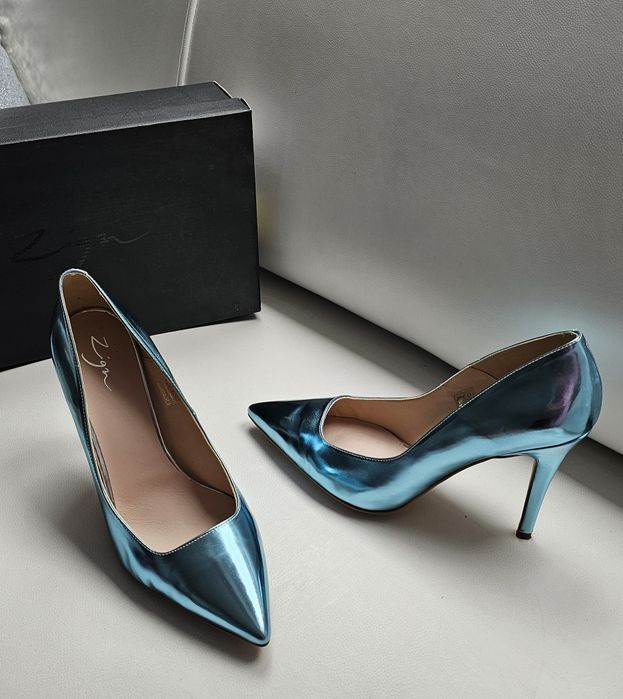 ZIGN czółenka metaliczne roz 42