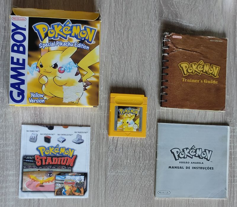 Pokémon Yellow (Amarelo) Game Boy (ORIGINAL-NACIONAL)