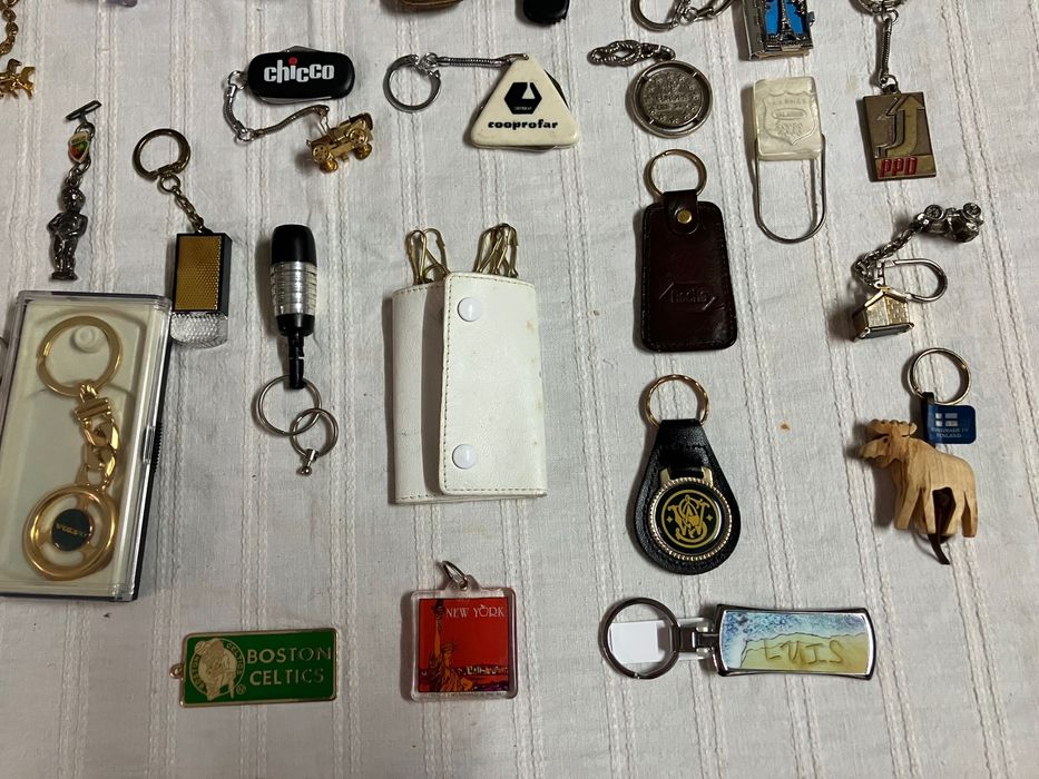 Colecção (Lote) de porta - chaves antigos