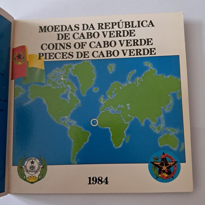 Pack moedas de colecionador de cabo verde