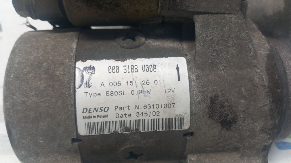Motor arranque smart roadster