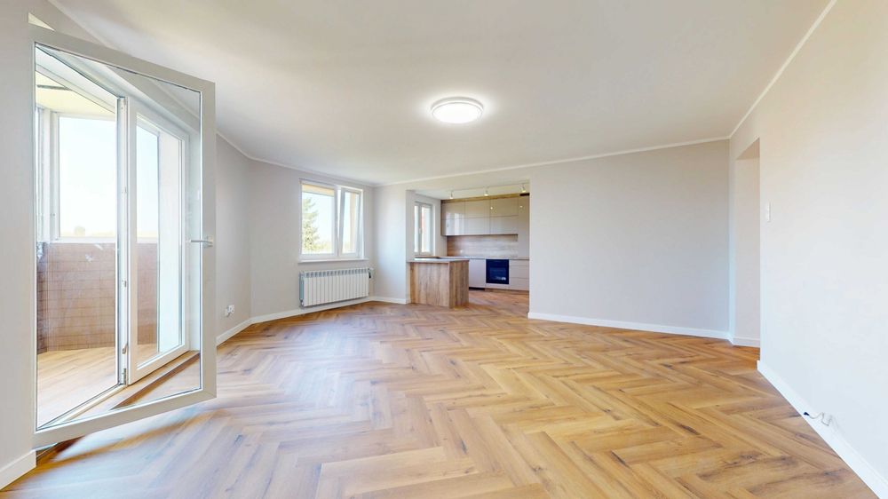 3 pokoje, ok75m2 z balkonem i garażem