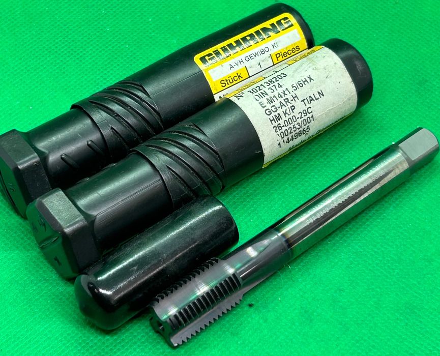 Метчики Guhring, ТВЕРДОСПЛАНЫЕ,HSS-E-PM 8х1 14х1,25 14х1,5 1/2-13 UNC