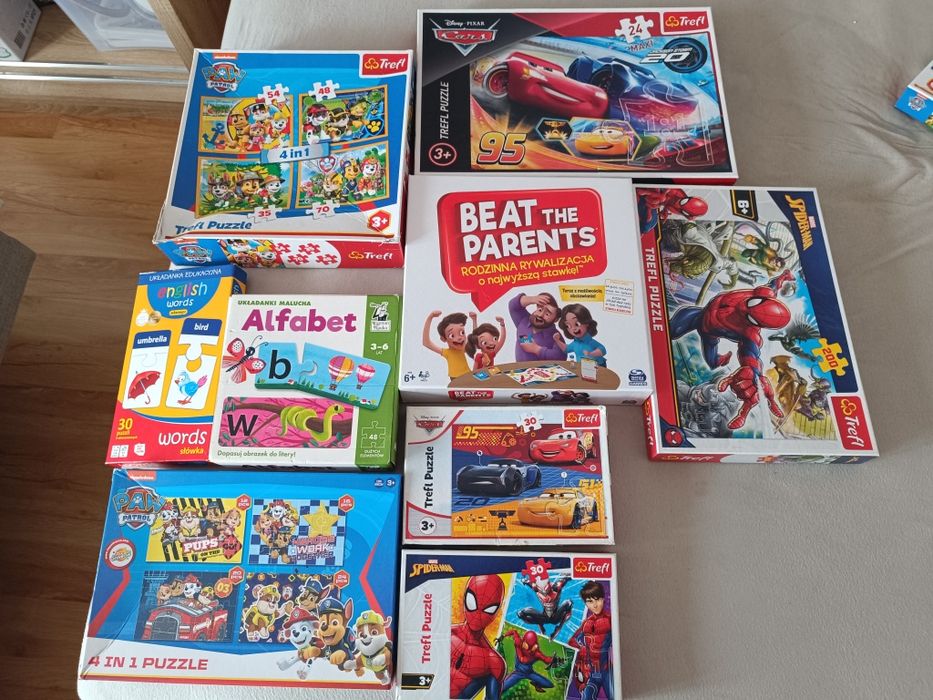 Gry i puzzle od 3 do 6 lat