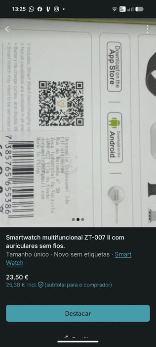 Smartwatch multifuncional