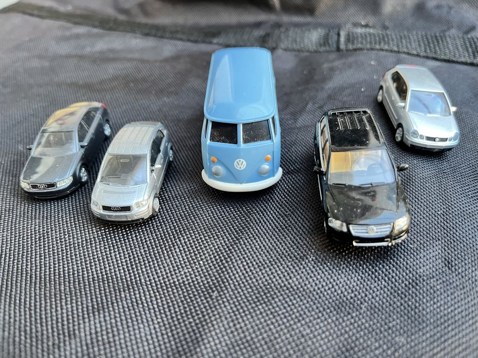 coleção miniaturas - Volkswagen, Audi, Skoda - 7 unidades