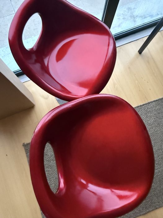 Cadeira vermelhas design