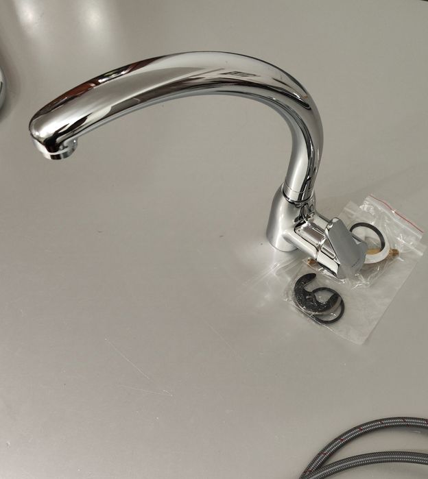 TEKA Countertop Faucet – High-Arc Spout – Chrome64286001704067121