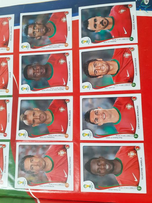 Caderneta cromos Brasil 2014