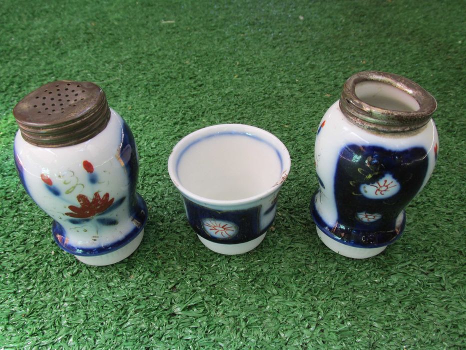 Stary komplet do przypraw - Arita - Kenji - Imari  Okres. Edo  Japan