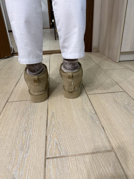 Угги Jack Wills бежевый замшевые на платформе