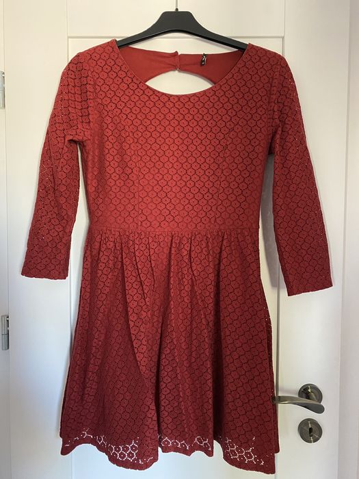 Only Petite Onlline Fairy - Sukienka - sun dried tomato Rozmiar: 40