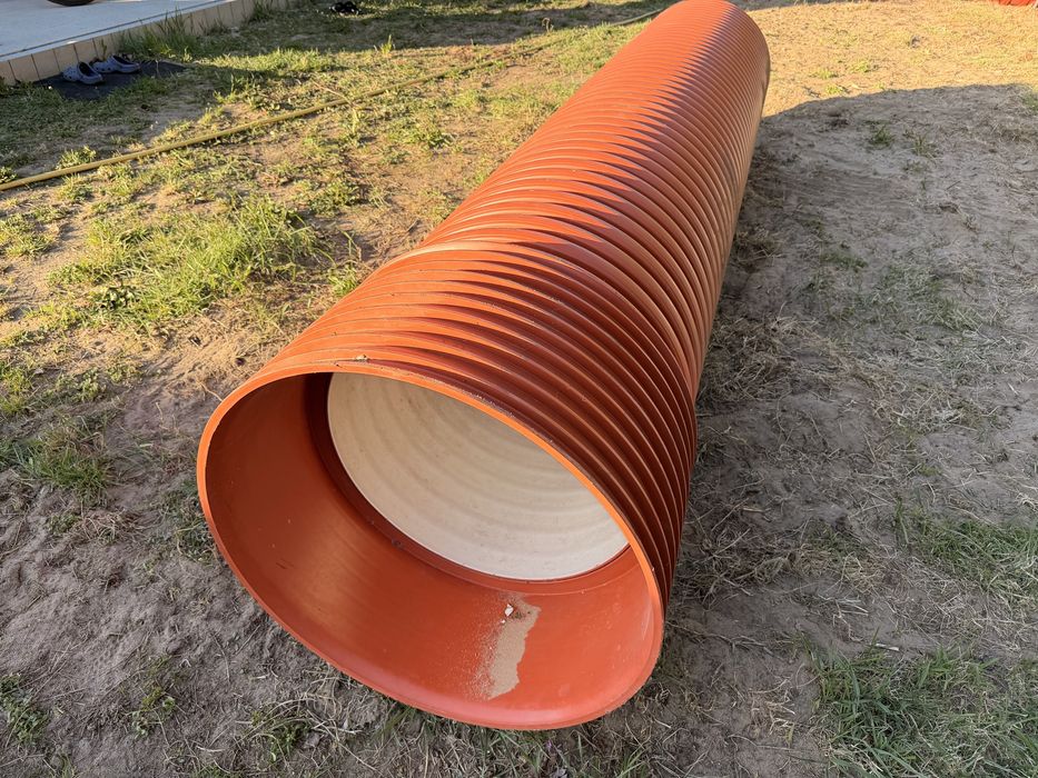 Rura przepustowa karbowana średnica 60cm / 600mm długość 3m SN8