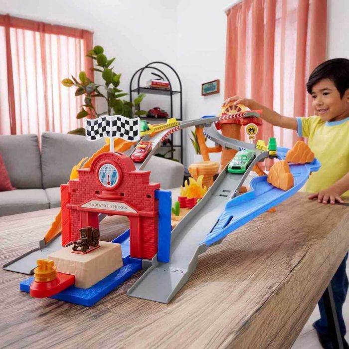 Трек Дісней Тачки Рятувальна Гоночна Траса Disney Pixar Cars Lightning Rescue Road Raceway Mattel JFL57