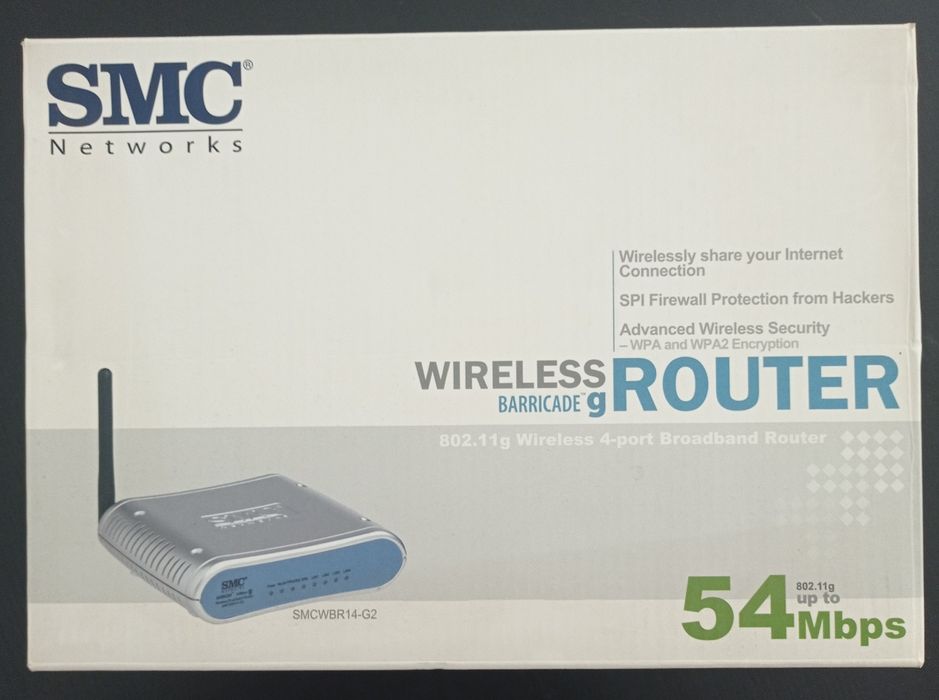 Router wireless Barricade SMC 54Mbps (sem fio)