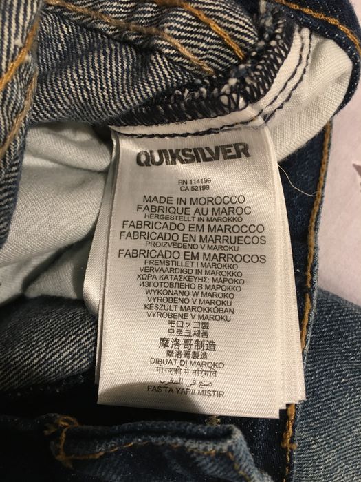 Jeansy dżinsy Quicksilver proste nogawki na wysoką szczupłe XS 28