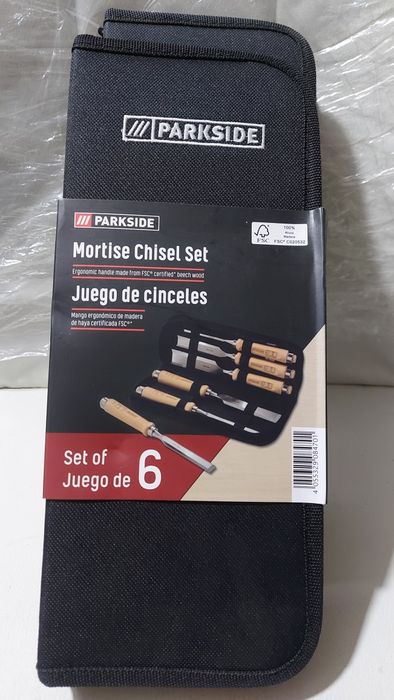 Набор стамесок 6 шт.деревянные рукоятки Parkside