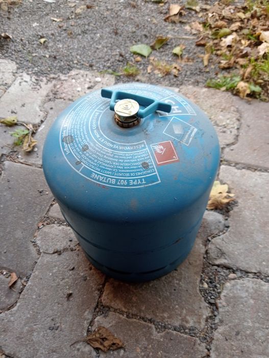 Butla z gazem na gaz