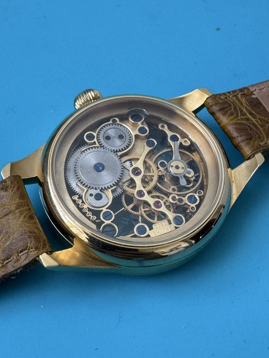 Часы молния ( марьяж-скелетон)