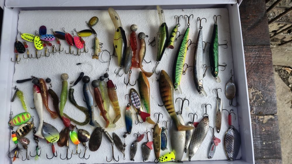 Воблер, вертушка, сілікон, mepps